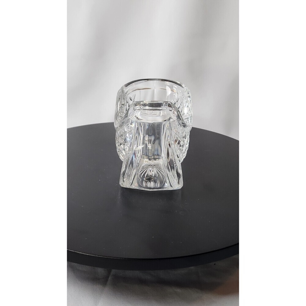 1996 VTG International Silver Co 24% Lead Crystal Christmas Sled Exc. Used Cond! - Picture 3 of 6
